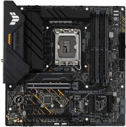 Asus TUF Gaming B660M-PLUS WiFi D4 Motherboard Micro ATX με Intel 1700 Socket 90MB1930-M0EAY0