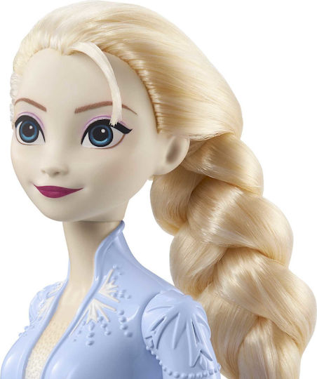 Mattel Puppe Frozen Elsa Hellblaues Kleid für 3+ Jahre
