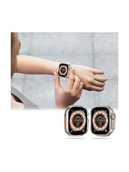 Tech-Protect Defense 360 Plastikhülle mit Glas Titanium für Apple Watch Ultra 49mm
