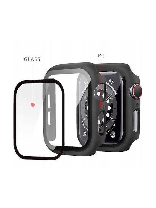 Tech-Protect Defense 360 Carcasă de Plastic cu Sticlă Titanium pentru Apple Watch Ultra 49mm - Ceas Apple Ultra 49mm