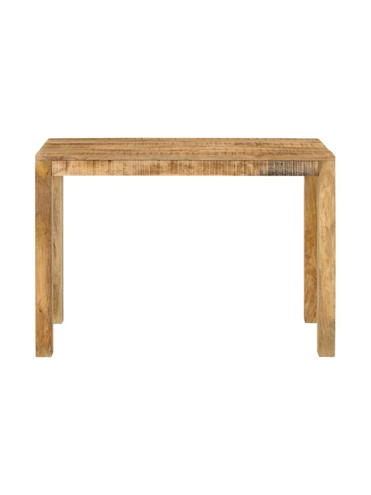 Dining Room Rectangular Table Natural 110x55x76cm