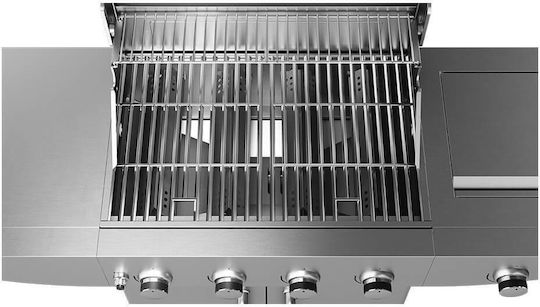 Teka Gourmet 4100 G Gasgrill Rost 44.5cmx65.5cmcm mit 2 cm 3.22kW und Seitenbrenner