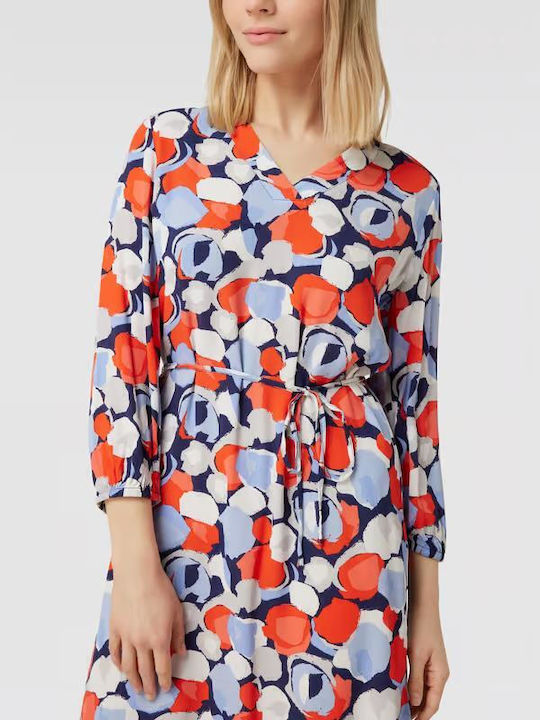 Rochii De Vară Pentru Femei Mini Rochie Cu Model Floral Navy