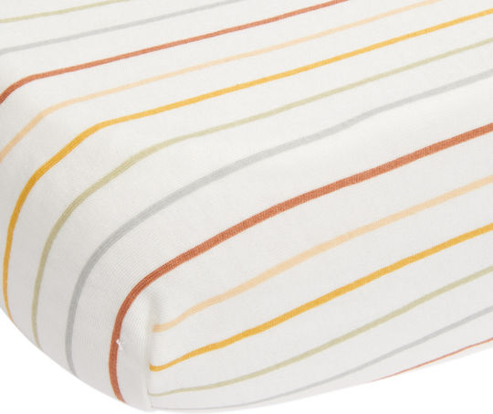 Little Dutch Lenjerie De Patut Bebe Cu Cauciuc Vintage Sunny Stripes 60x120 Cm Little Dutch Lenjerie De Patut Bebe Cu Cauciuc Vintage Sunny Stripes 60x120 Cm