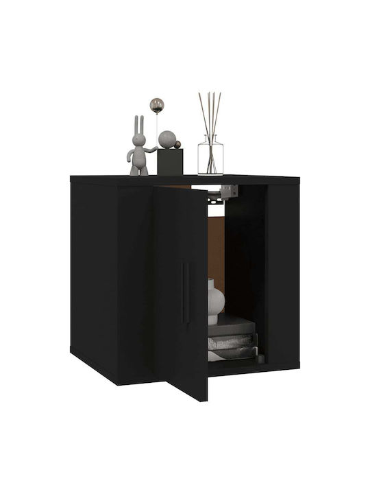 Cabinets Wall Black 2pcs 40x34.5x40cm