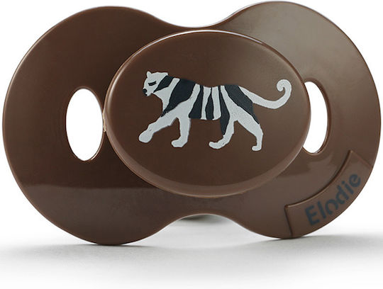 Elodie Details Tiger Walter Ортодонтски Биберон Силикон с Калъф Мангекю за 3+ месеци
