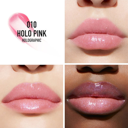 Dior Addict Lip Maximizer Lip Gloss 010 Holographic Pink Lip Plumping 6ml
