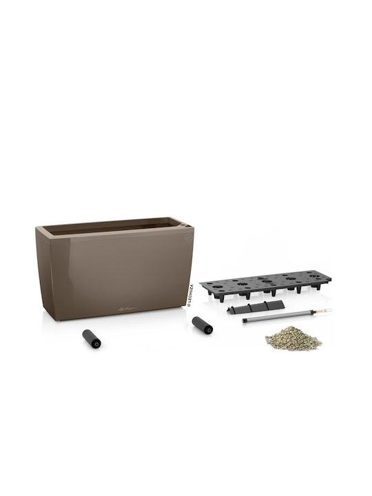 Lechuza Cararo Premium Self-watering Pot Plastic Taupe 75x30x42.5cm.