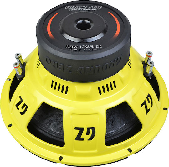 Ground Zero Subwoofer Αυτοκινήτου 12" 600W RMS