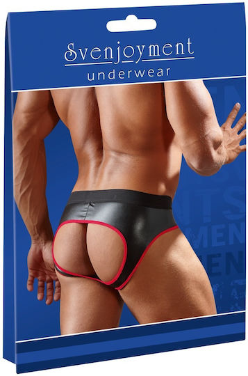 Svenjoyment Underwear Men's Jock Black / Red