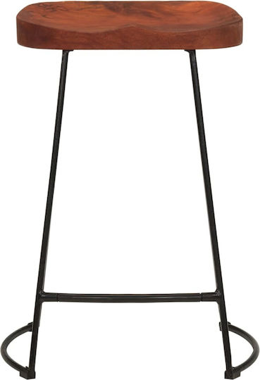 Hocker Bar Hölzernes Gavin Coffee 2Stück 45x40x63cm