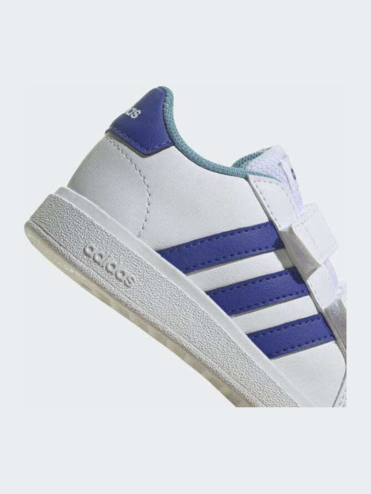 Grand Court GRAND COURT 2.0 Kids Sneakers with Scratch Cloud White / Lucid Blue / Preloved Blue
