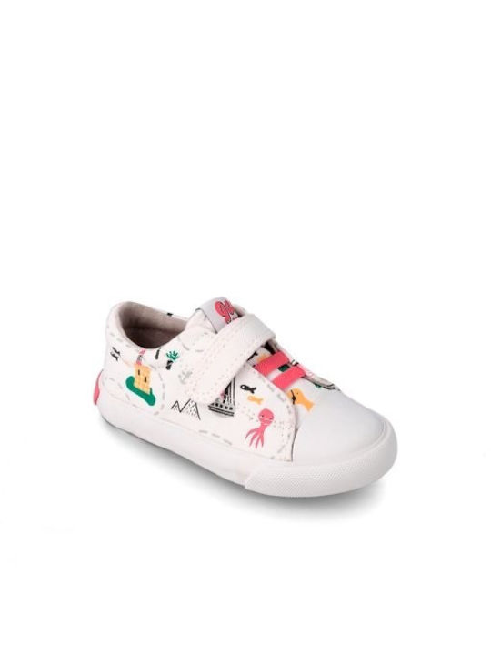 Garvalin Kids Sneakers Anatomic with Scratch White