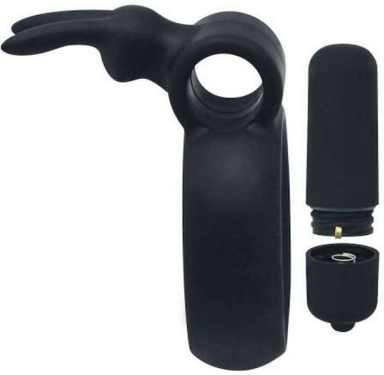 Toyz4lovers Timeless Vibring Δονούμενο Δαχτυλίδι Πέους Σιλικόνης Black