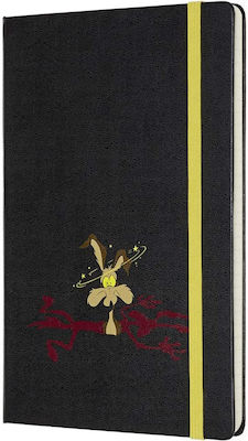 Moleskine Looney Tunes Σημειωματάριο Ριγέ με Λάστιχο Wile E. Coyote