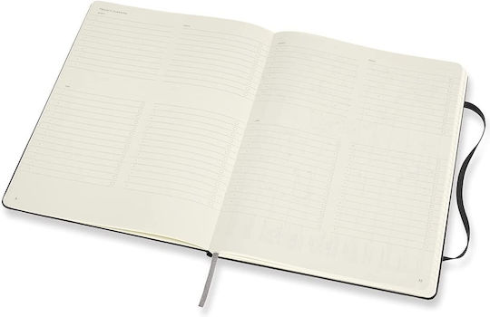 Moleskine PRO Notebook 192 Sheets with Blank Pages and Elastic Black