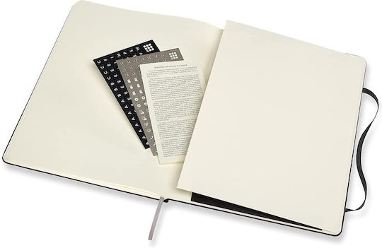 Moleskine PRO Notebook 192 Sheets with Blank Pages and Elastic Black