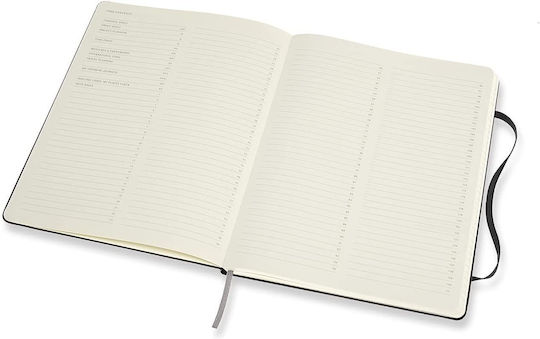 Moleskine PRO Notebook 192 Sheets with Blank Pages and Elastic Black