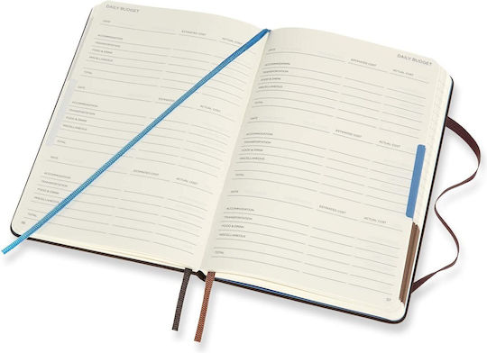 Moleskine Voyageur Traveller's Тетрадка с Ластик Кафяв