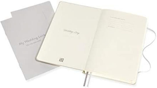 Moleskine Wedding Passion Journal Тетрадка 400 Листа с Бели Страници и Ластик Бежов