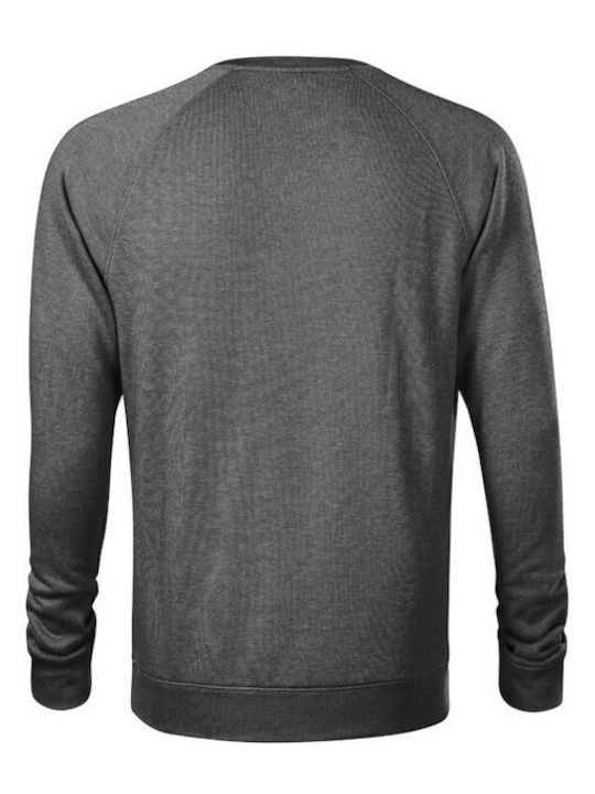 Malfini Merger Men's Long Sleeve Promotional Sweatshirt Black