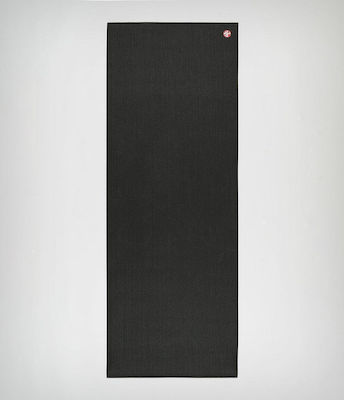 Manduka Pro Στρώμα Γυμναστικής Yoga/Pilates Μαύρο (215x66x4.3cm)