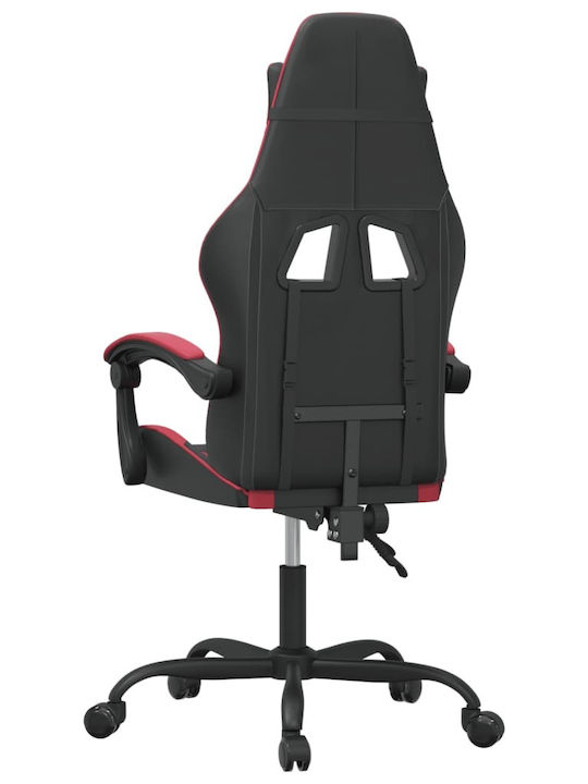 vidaXL 349574 Καρέκλα Gaming Δερματίνης Μαύρη/Μπορντό
