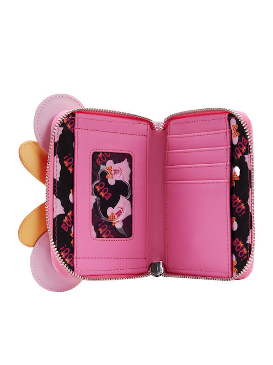 Loungefly Minnie Mouse Portofel pentru copii cu fermoar Disney Fantomă Pastel Minnie Mouse Strălucește în Întuneric