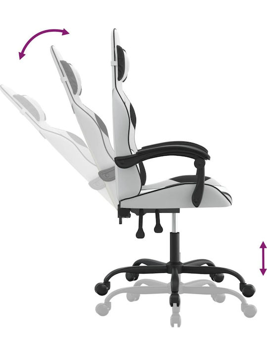 vidaXL 349577 Gaming Stuhl White / Black