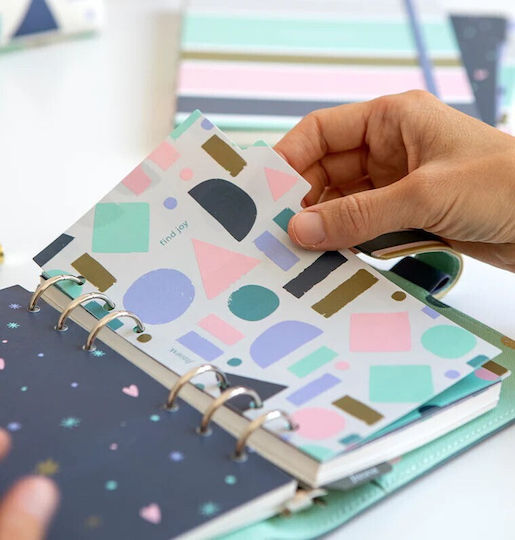 Filofax Separatoare de Plastic pentru Documente cu Găuri 6buc Vibes Dividers
