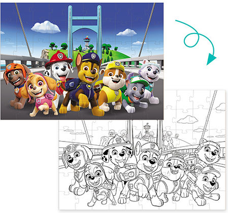 Kids Puzzle Paw Patrol Desperate Team for 4++ Years 60pcs Dodo