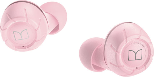 Monster Turbine AirLinks Lite In ear Bluetooth хендсфри Слушалки с Кутийка за Зареждане Розов