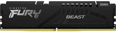 Kingston Fury Beast 32GB DDR5 RAM cu Viteză 6000 pentru Desktop