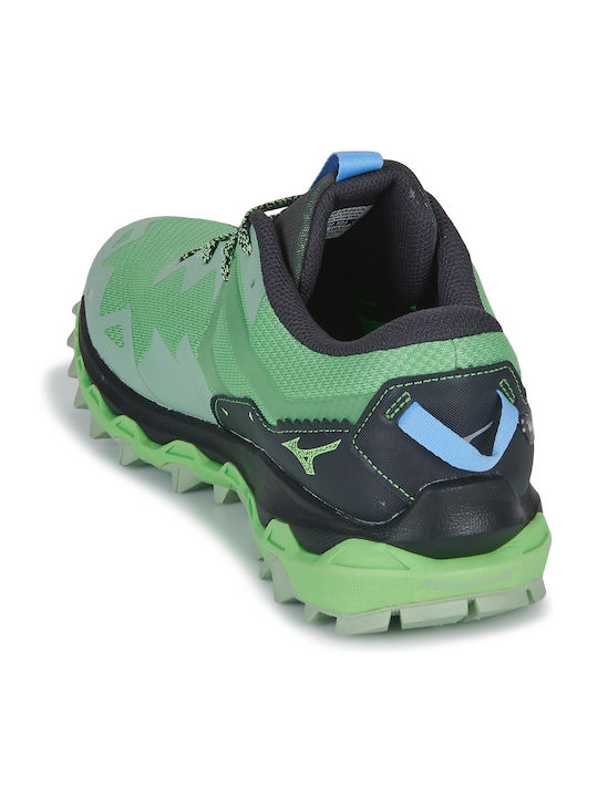 Wave Mujin 9 Sport Shoes Running Green