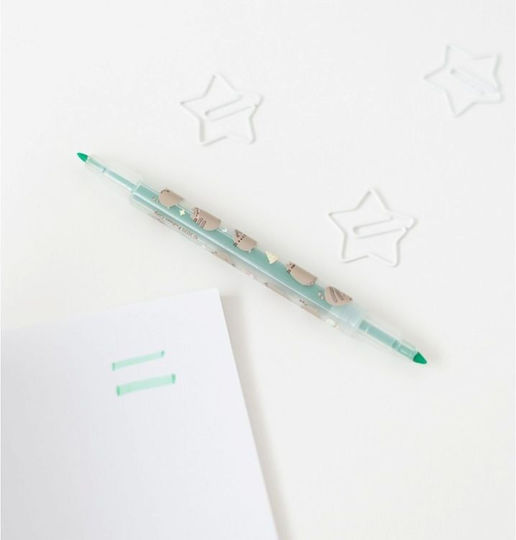 Grupo Erik Pusheen Foodie Collection Zeichenmarker Doppelseitig Set 4Stück