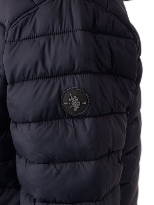 Paul Зимно Мъжко Яке Puffer Двустранно Тъмносин