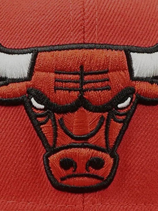 Adidas NBA Bulls Bărbați Jockey cu vizieră dreaptă Roșu