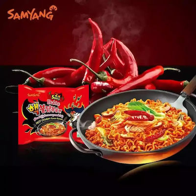 Samyang Έτοιμα Γεύματα Στιγμιαία Νουντλς Ράμεν Extra Καυτερά Hot Chicken 140gr