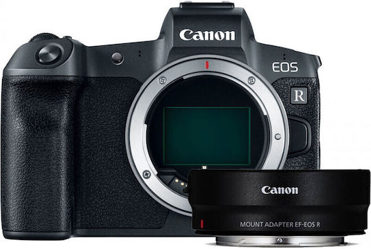 Canon EOS R Mirrorless Camera Body + EF-EOS R Adapter Black