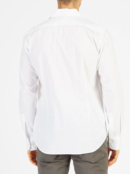 La Martina Men's Shirt Long Sleeve Cotton White