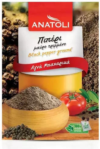 Anatoli Pepper Черен смлян в плик 100гр