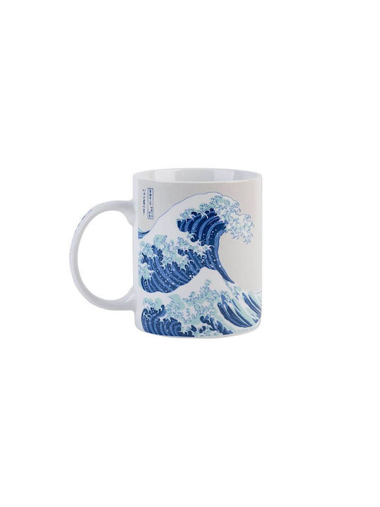 Grupo Erik Hokusai The Great Wave Of Kanagawa By Kokonote Porcelain Cup Multicolour 330ml