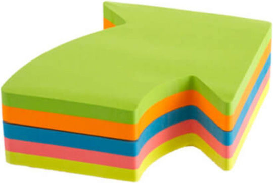 Kores Sticky Note Pads in Cube 250 Sheets Yellow 7x7pcs