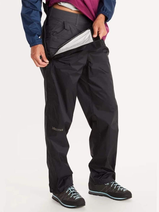 Marmot PreCip Eco Femei Lung Pantaloni de drumeție Negru