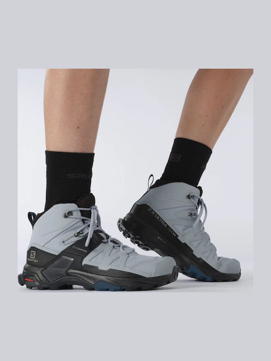 Salomon X Ultra 4 Încălțăminte De Drumeție Pentru Femei Tip Botine Impermeabil Cu Membrana Gore-Tex Albastre