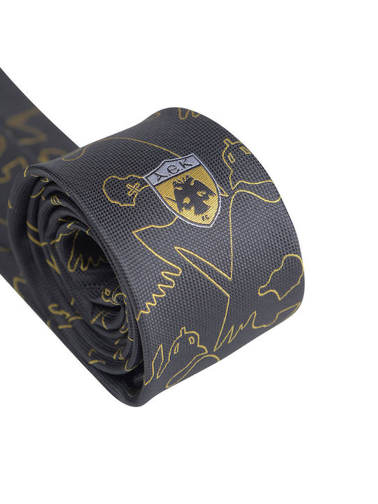 Prince Oliver Men's Tie Printed in Black Color