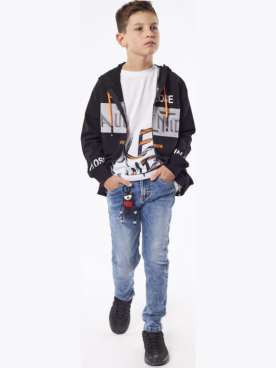 Kinder Schlaghose Jeans Blau