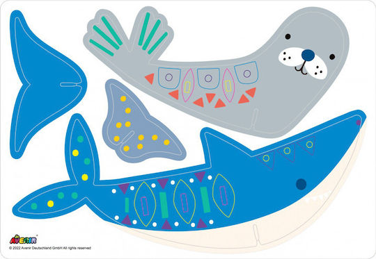 Avenir Αυτοκόλλητα Stick'N'Play - Polar & Sea Animals για Παιδιά 3+ Ετών