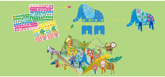 Avenir Αυτοκόλλητα Stick'N'Play - Safari Animals για Παιδιά 3+ Ετών