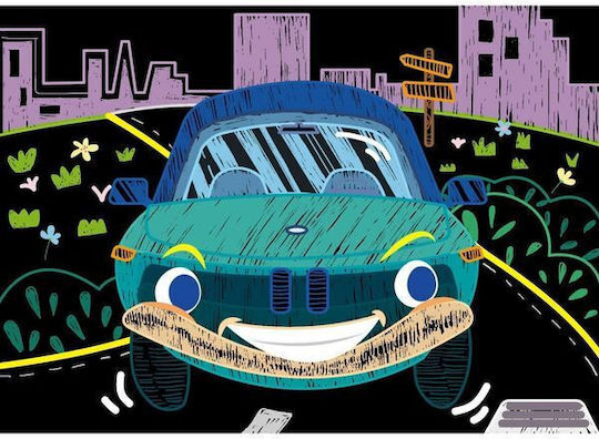 Avenir Боядисване Scratch - Cars за Деца 3+ години+ Години